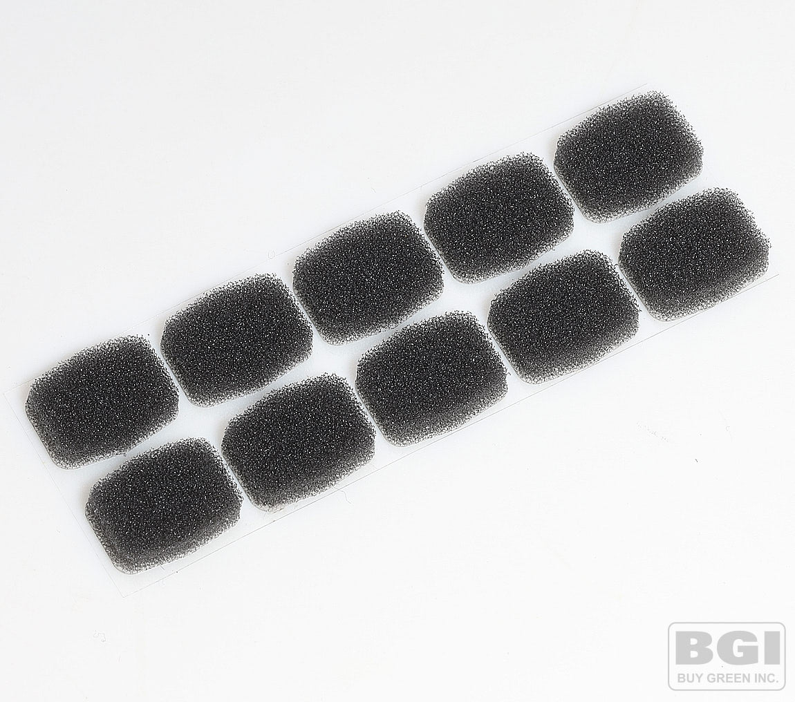 10X Microphone Sticky Sponge Windscreen For HME HS6000 HS6100 HS6200 HS6300 WH200, WH210, WH300, WH310, WH340 Intercom Headsets