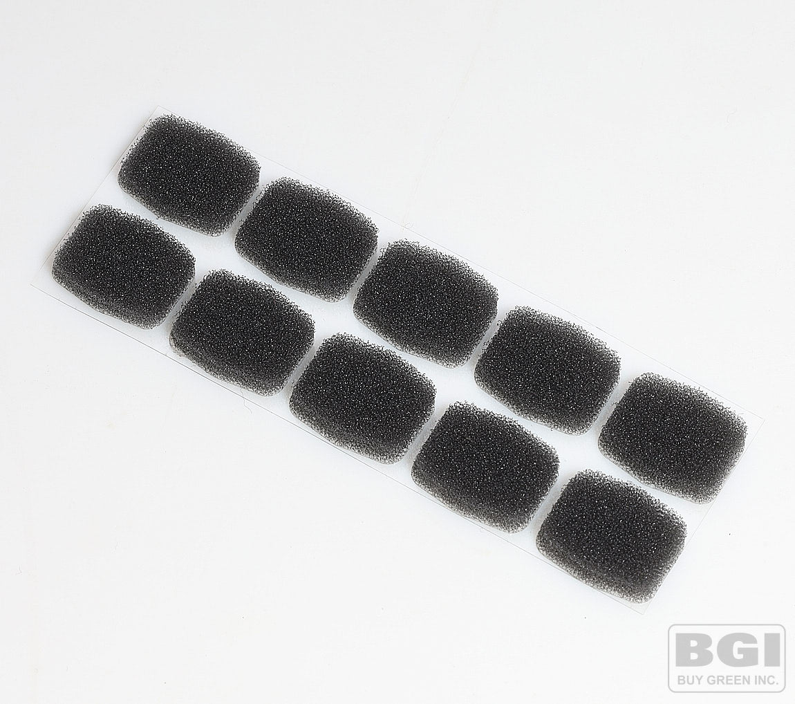 10X Microphone Sticky Sponge Windscreen For HME HS6000 HS6100 HS6200 HS6300 WH200, WH210, WH300, WH310, WH340 Intercom Headsets