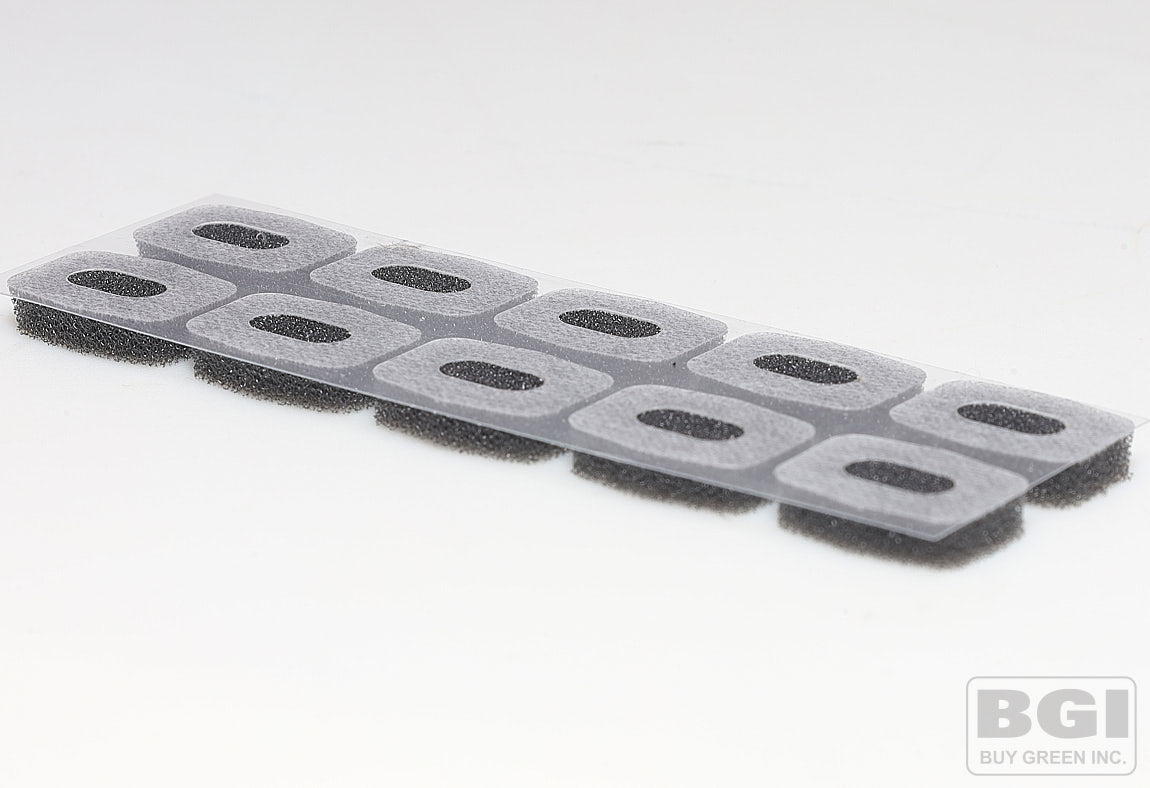 10X Microphone Sticky Sponge Windscreen For HME HS6000 HS6100 HS6200 HS6300 WH200, WH210, WH300, WH310, WH340 Intercom Headsets