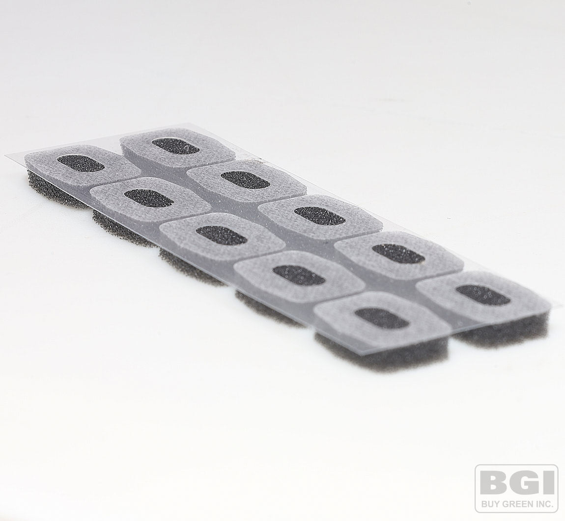 10X Microphone Sticky Sponge Windscreen For HME HS6000 HS6100 HS6200 HS6300 WH200, WH210, WH300, WH310, WH340 Intercom Headsets