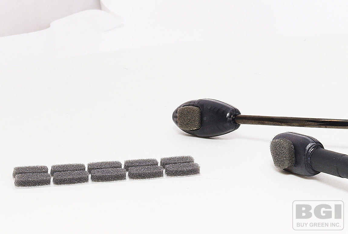 10X Microphone Sticky Sponge Windscreen For HME HS6000 HS6100 HS6200 HS6300 WH200, WH210, WH300, WH310, WH340 Intercom Headsets