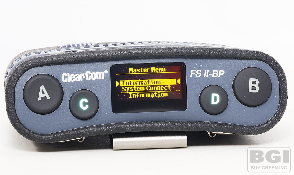 USED HME Clear-Com Free Speak II 1.9GHz FS II-BP BP1G9 Wireless Intercom Beltpac Only