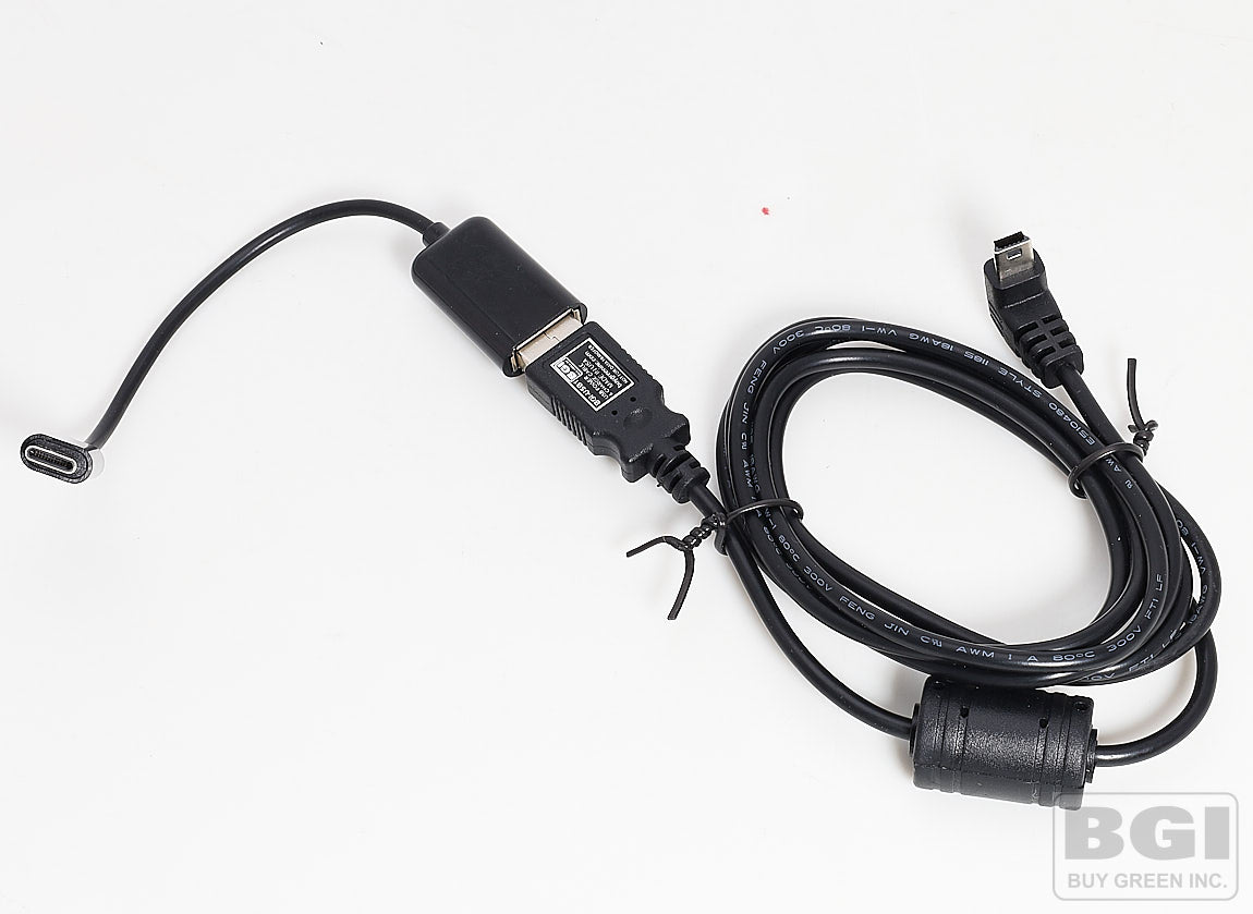 BGI-USB1 WITH USB-C ADAPTER. FOR CARS THAT ONLY HAVE USB-C PLUG ON THE DASHBOARD
