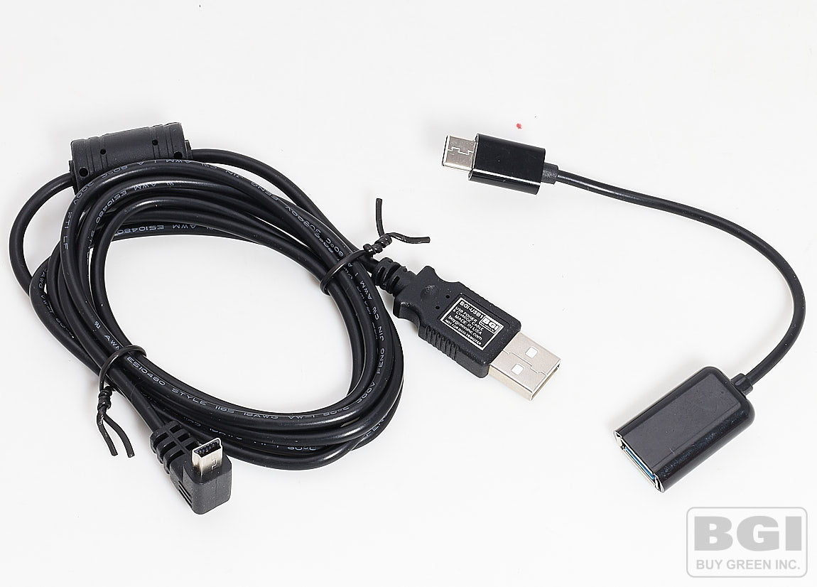 BGI-USB1 WITH USB-C ADAPTER. FOR CARS THAT ONLY HAVE USB-C PLUG ON THE DASHBOARD
