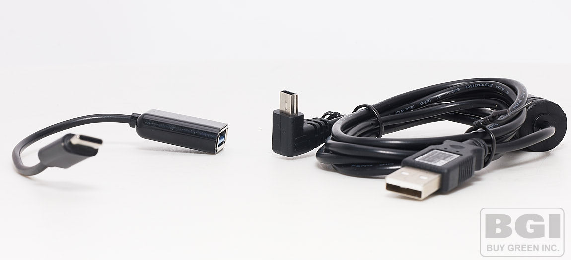 BGI-USB1 WITH USB-C ADAPTER. FOR CARS THAT ONLY HAVE USB-C PLUG ON THE DASHBOARD