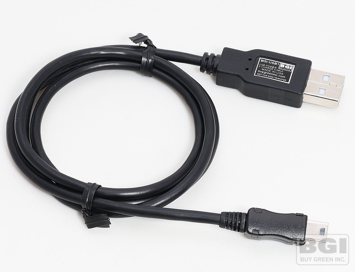 CUSTOMIZED LENGTH 2.5 FEET BGI-USB1 Power and Charge Cable For Garmin GPS Devices