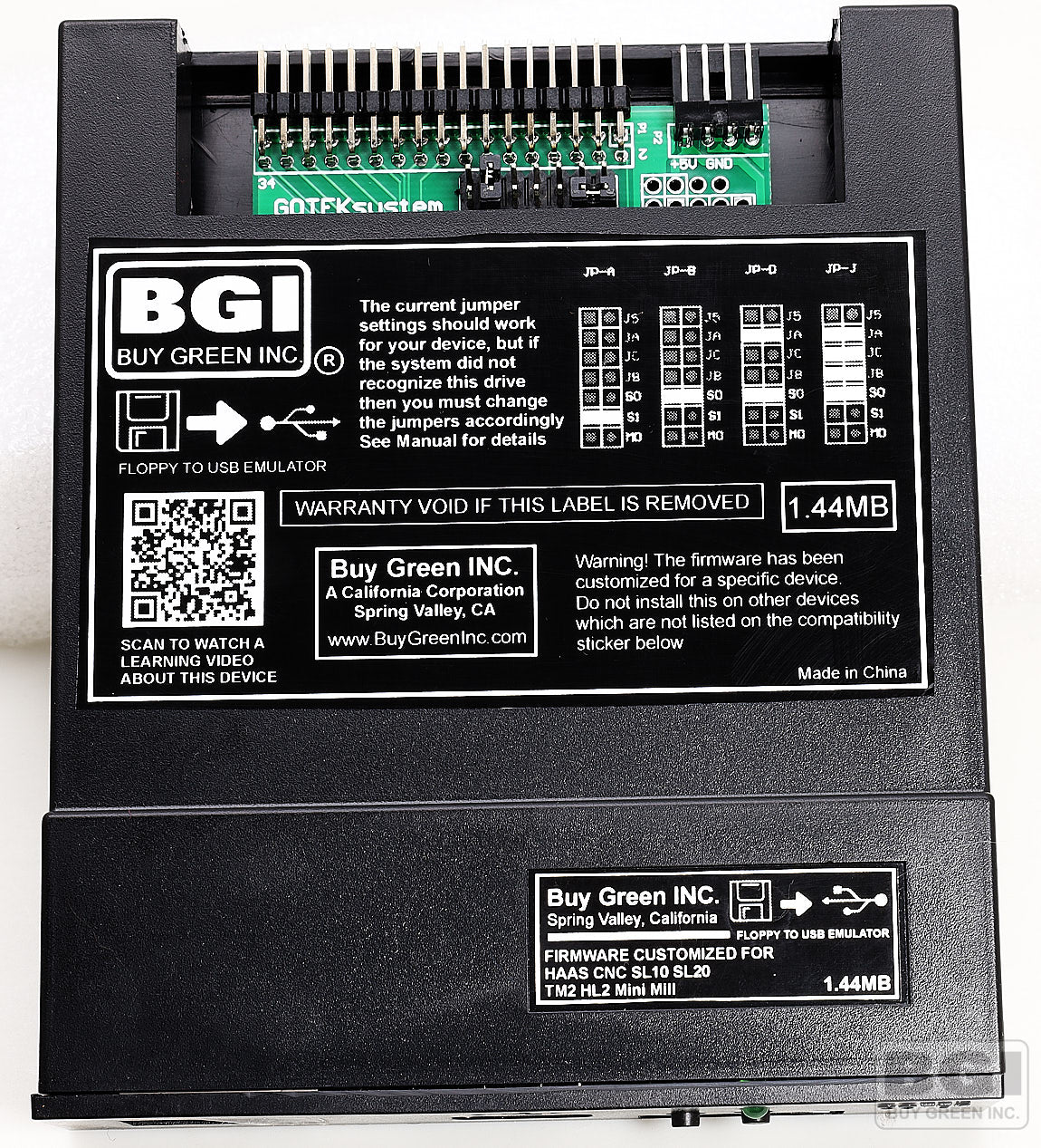 New Floppy Drive TO USB Converter Kit For HAAS CNC SL10 SL20 SL30 TM2 HL2 Mini Mill