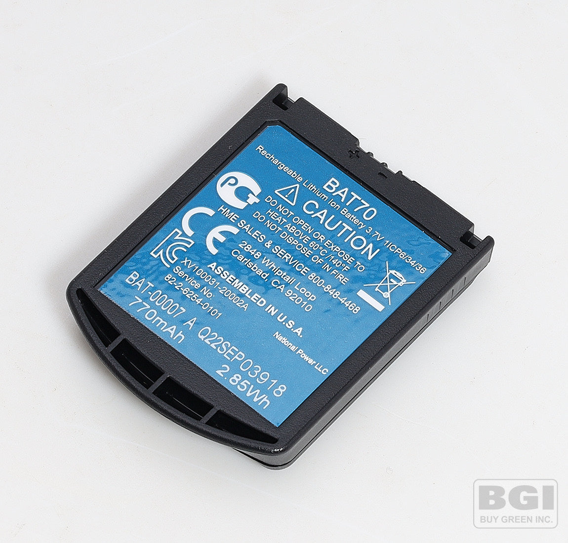 HME BAT70 Battery For NEXEO HDX HS7000 Drive Thru Intercom Wireless Headset