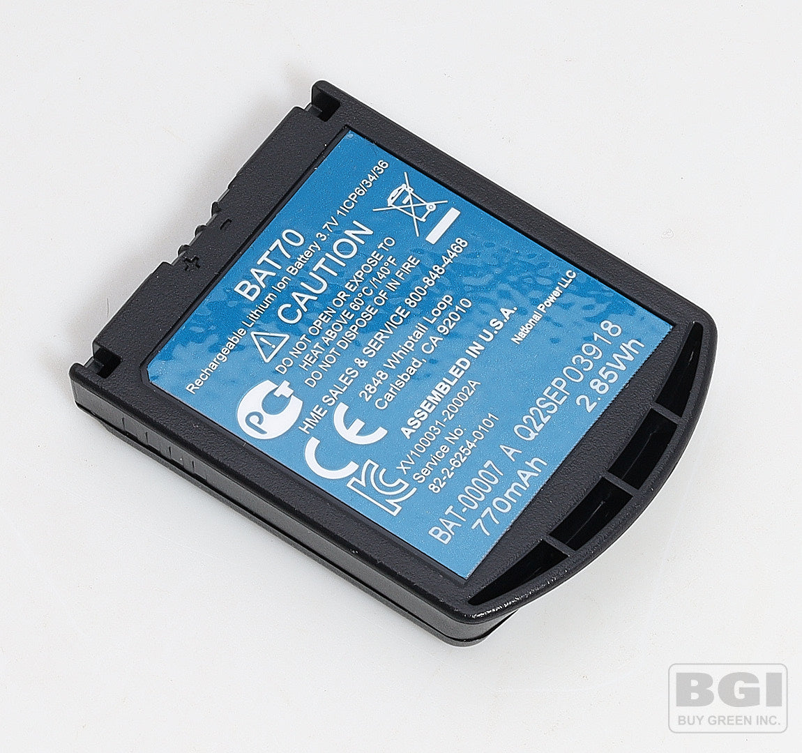 HME BAT70 Battery For NEXEO HDX HS7000 Drive Thru Intercom Wireless Headset