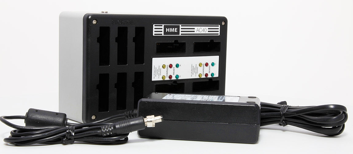 Used Clear-Com HME AC40A DC Battery Charger For BAT41 Wireless Intercom Batteries AC40