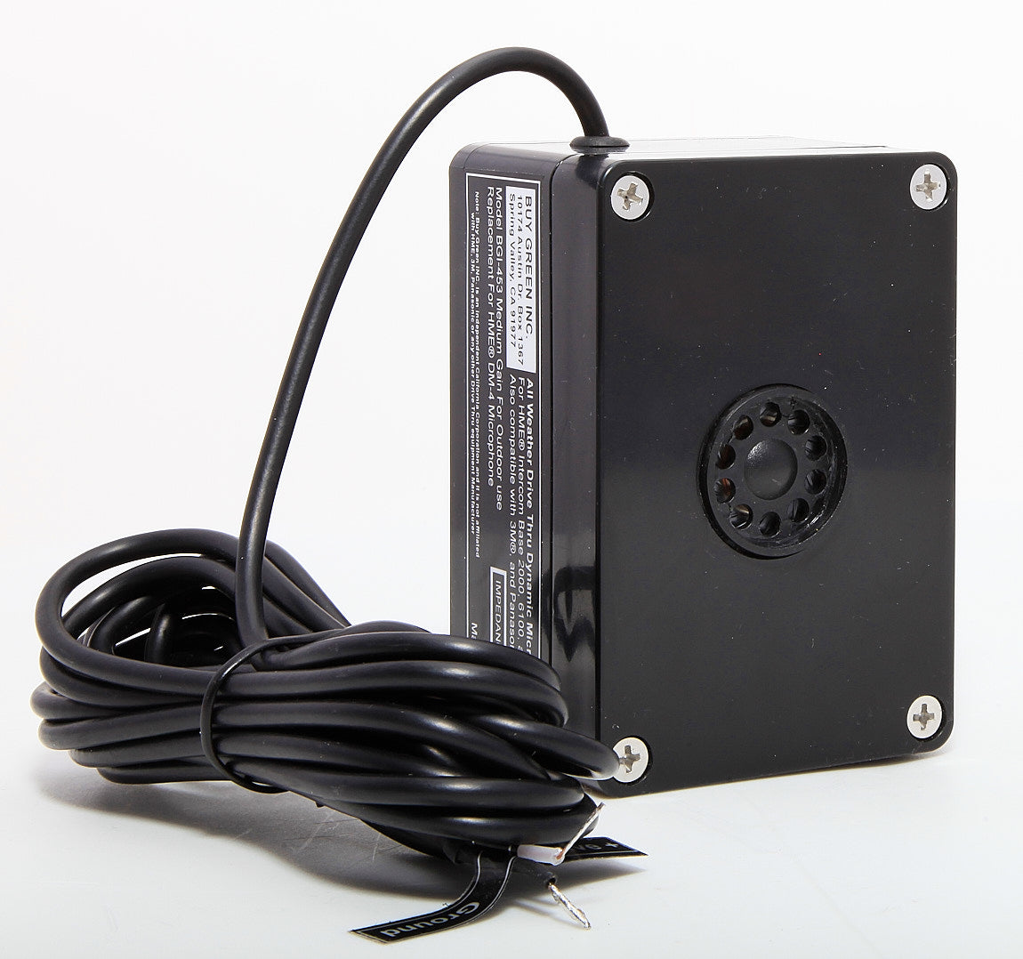 New BGI-453 All Weather Drive Thru Outdoor Microphone For HME And 3M Intercoms