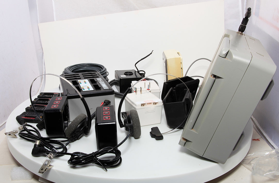 Fast Food Drive Thru Intercom HME Base6000 COM6000 Headsets Speaker Mic Battery Charger