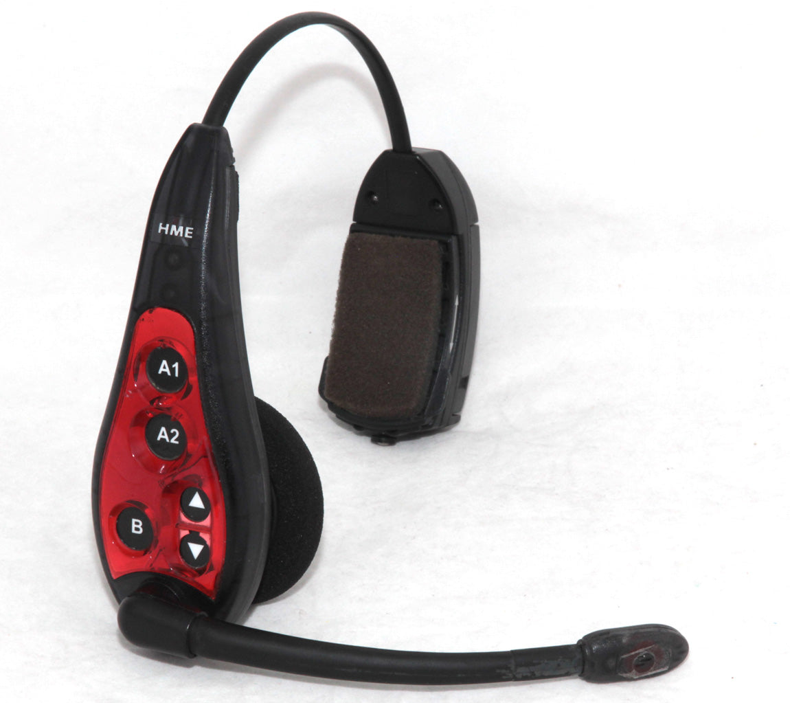 HME HS6000 Drive Thru Wireless Intercom Headset For IQ 6100 6000 With Battery ( USED )