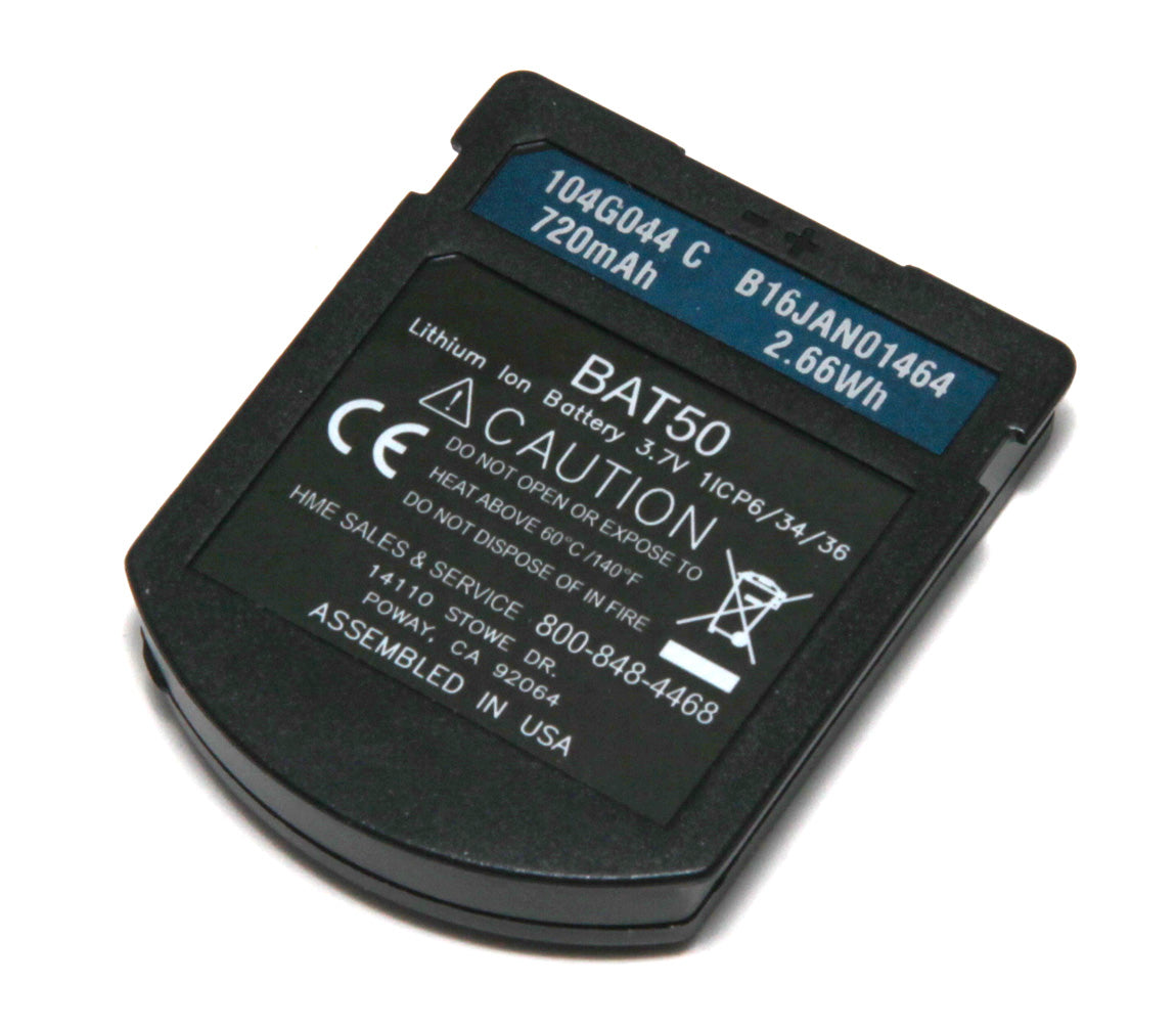 HME BAT50 High Capacity 720mAh Battery Pack for HS6100 HS6200 Wireless Headset