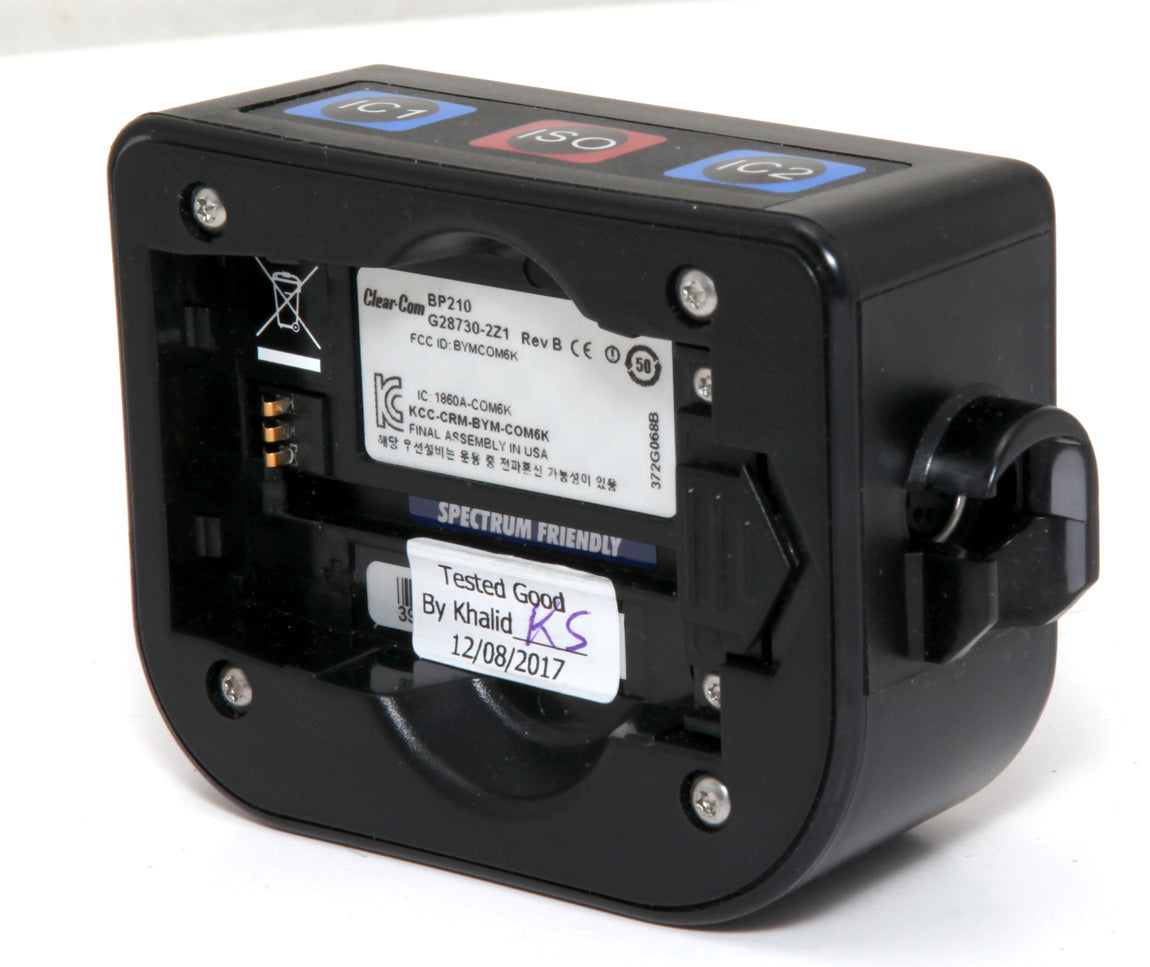 HME Clear-Com BP210 G28730-2Z1 Beltpac Belt Pac Communicator Buttons 1C1 ISO IC2 Please make sure it is compatible with your HME/Clear-Com Base