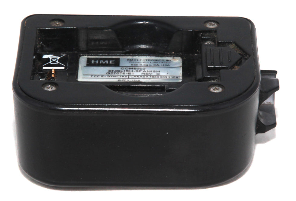 Used HME COM6000 Belt-Pack for Wireless Drive Thru Intercom For use with Base 6000 & 6100