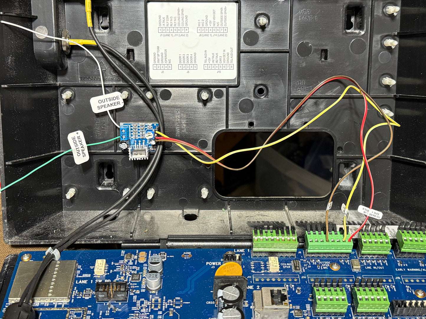 BGI-AMP18 Outdoor Speaker Amplifier for HME Base 6000, 6100, 6200 Drive Thru Intercom Base Stations.  18 Watts RMS