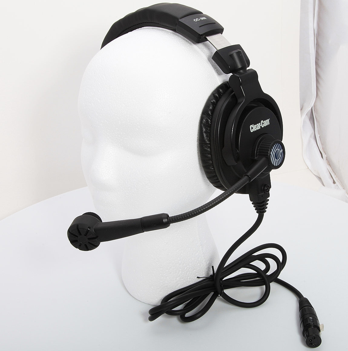 Used Clear-Com® CC-300-X4 Intercom Headset With 4 Pin Female XLR Plug