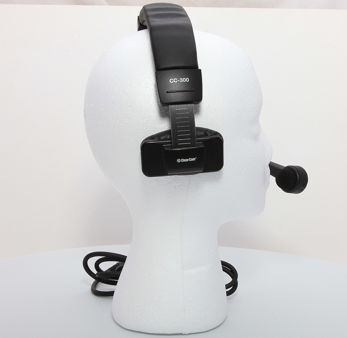 Used Clear-Com® CC-300-X4 Intercom Headset With 4 Pin Female XLR Plug