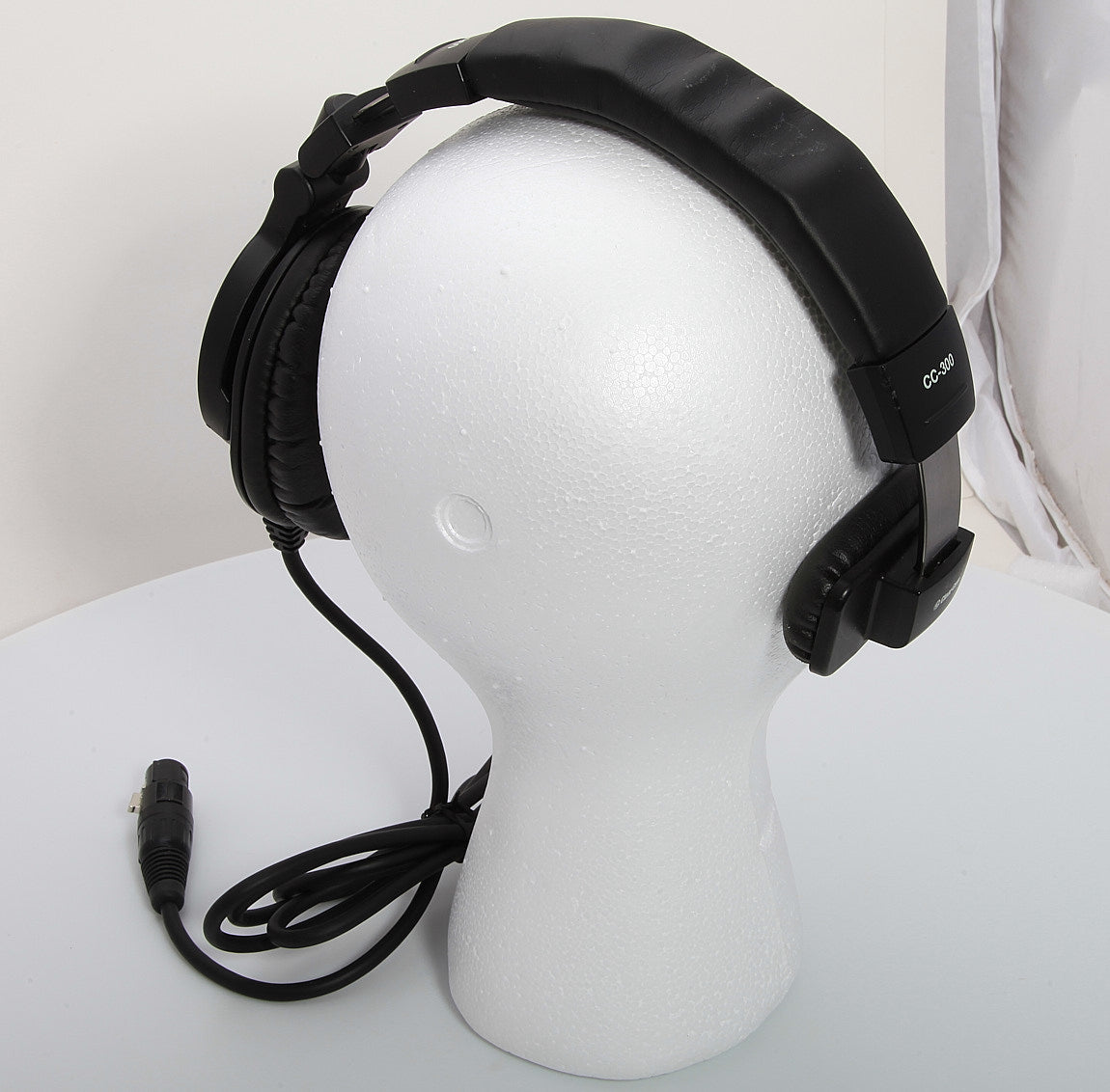 Used Clear-Com® CC-300-X4 Intercom Headset With 4 Pin Female XLR Plug