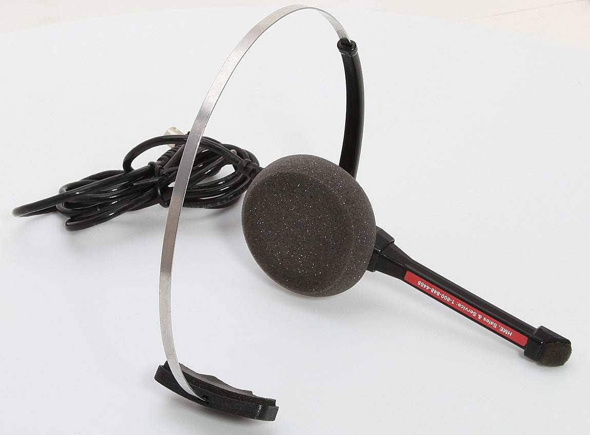 HME HS12 Headset With Microphone For COM6000 Wireless Drive Thru Intercom Beltpack