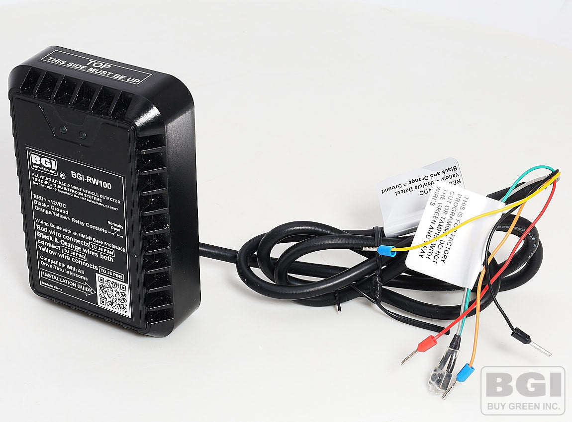 BGI-RW100 Radio Wave Vehicle Detector For HME, 3M, Par and Panasonic Fast Food Drive Thru Intercoms