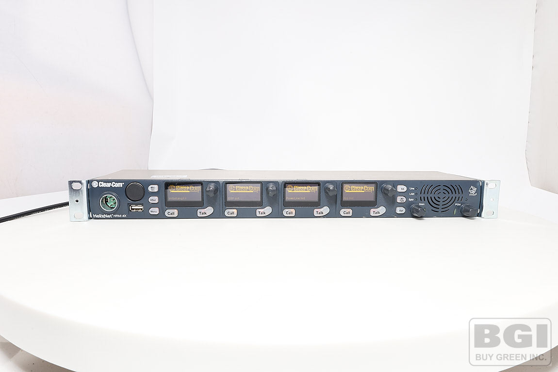 ClearCom HelixNet HRM-4X 4-Channel Intercom 1RU Digital Partyline Remote Station
