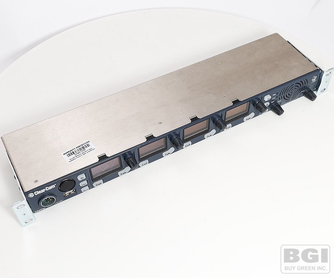 ClearCom HelixNet HRM-4X 4-Channel Intercom 1RU Digital Partyline Remote Station