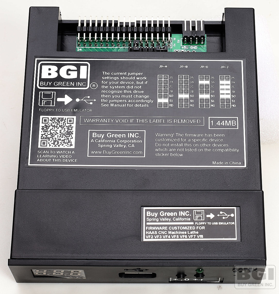 New Floppy Drive TO USB Converter Kit  For Haas CNC Machines Lathe VF2 VF3 VF4 VF5 VF6 VF7 VF8 VR9 VF10 and VR1