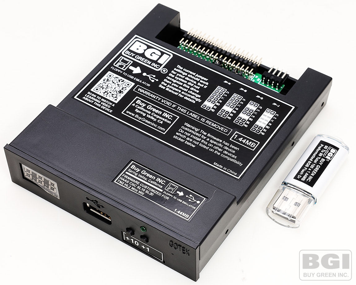 New Floppy Drive TO USB Converter Kit  For HAAS CNC SL10 SL20 SL30 TM2 HL2 Mini Mill