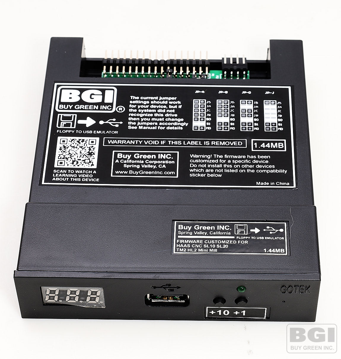 New Floppy Drive TO USB Converter Kit  For HAAS CNC SL10 SL20 SL30 TM2 HL2 Mini Mill