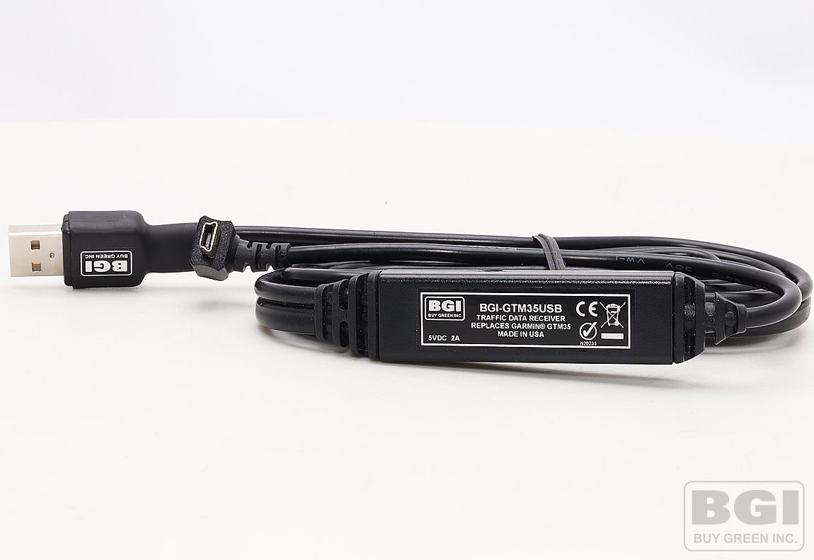  BGI-GTM35USB USB Powered Lifetime Traffic Info Cable Replaces Garmin GTM35 and GTM 36