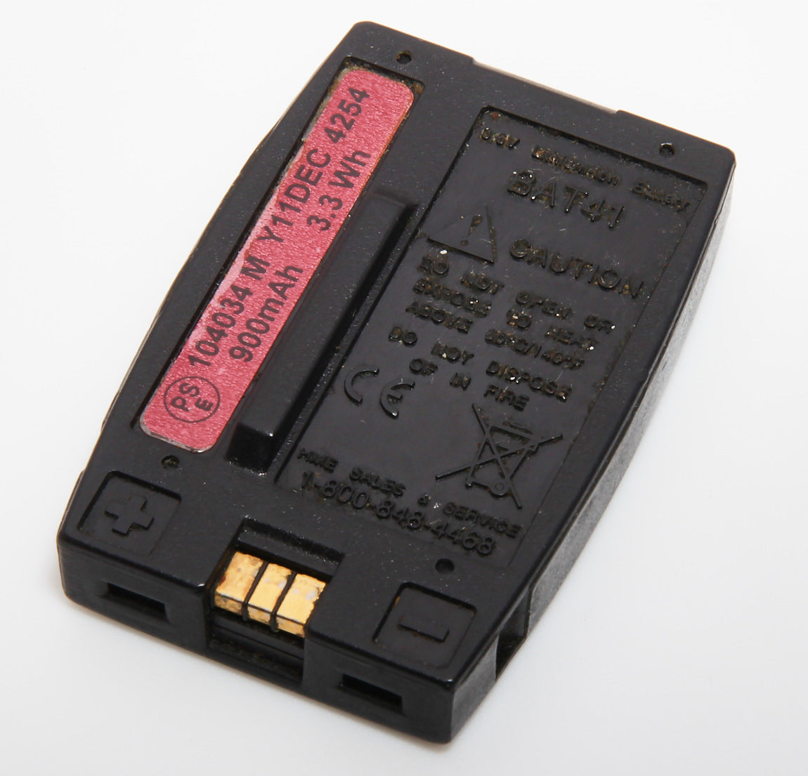 USED Clear-Com HME BAT41 RED Rechargeable Lithium Ion Battery 3.6V 900mAh 3.3Wh   This is Authentic OEM Battery