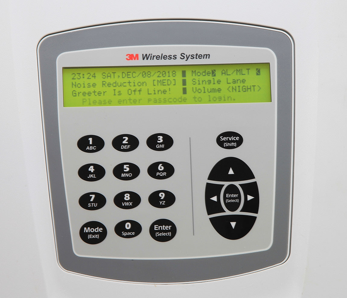 3M 1BAE XT Wireless Drive Thru Intercom Base + Vehicle Detector & Greeter Board