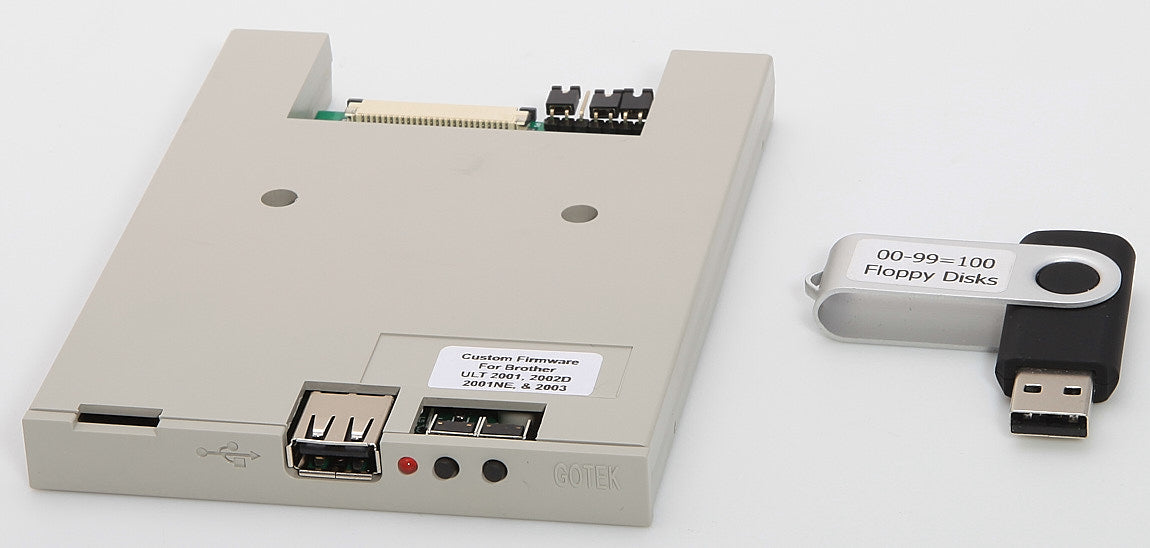 Floppy Drive To USB Converter Upgrade Kit Emulator For Brother ULT 2001 2002D 2003 2003D
