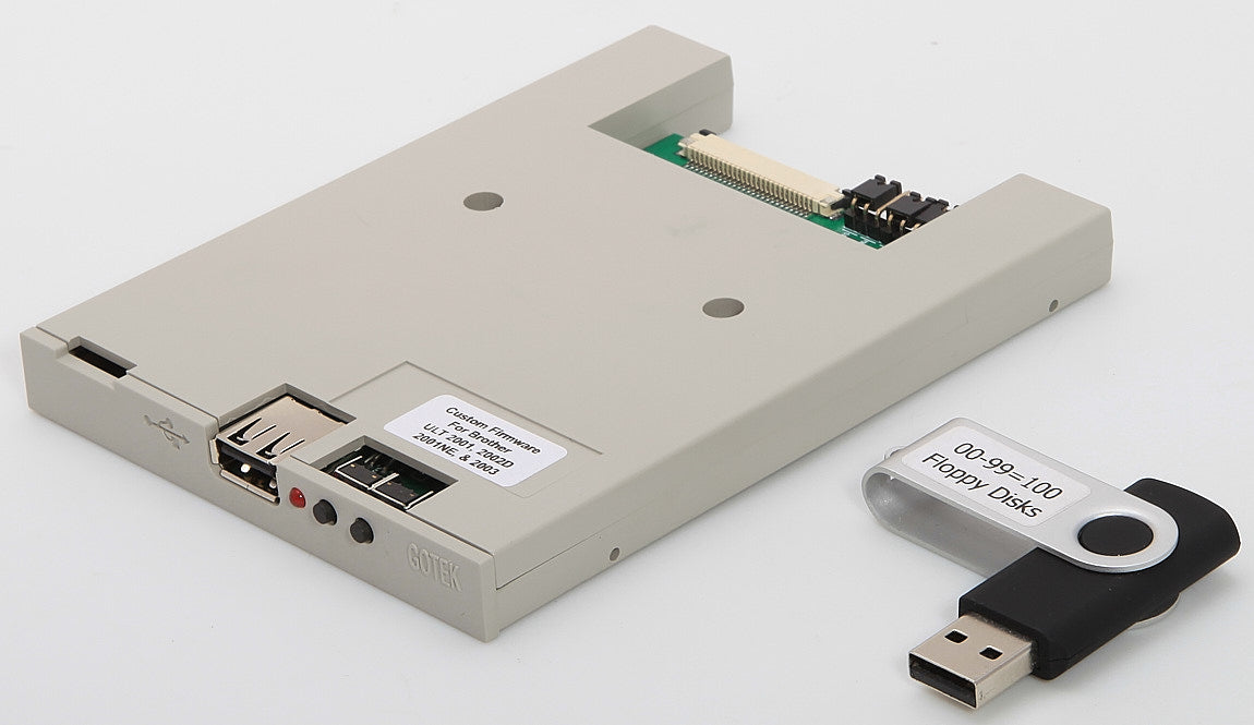 Floppy Drive To USB Converter Upgrade Kit Emulator For Brother ULT 2001 2002D 2003 2003D