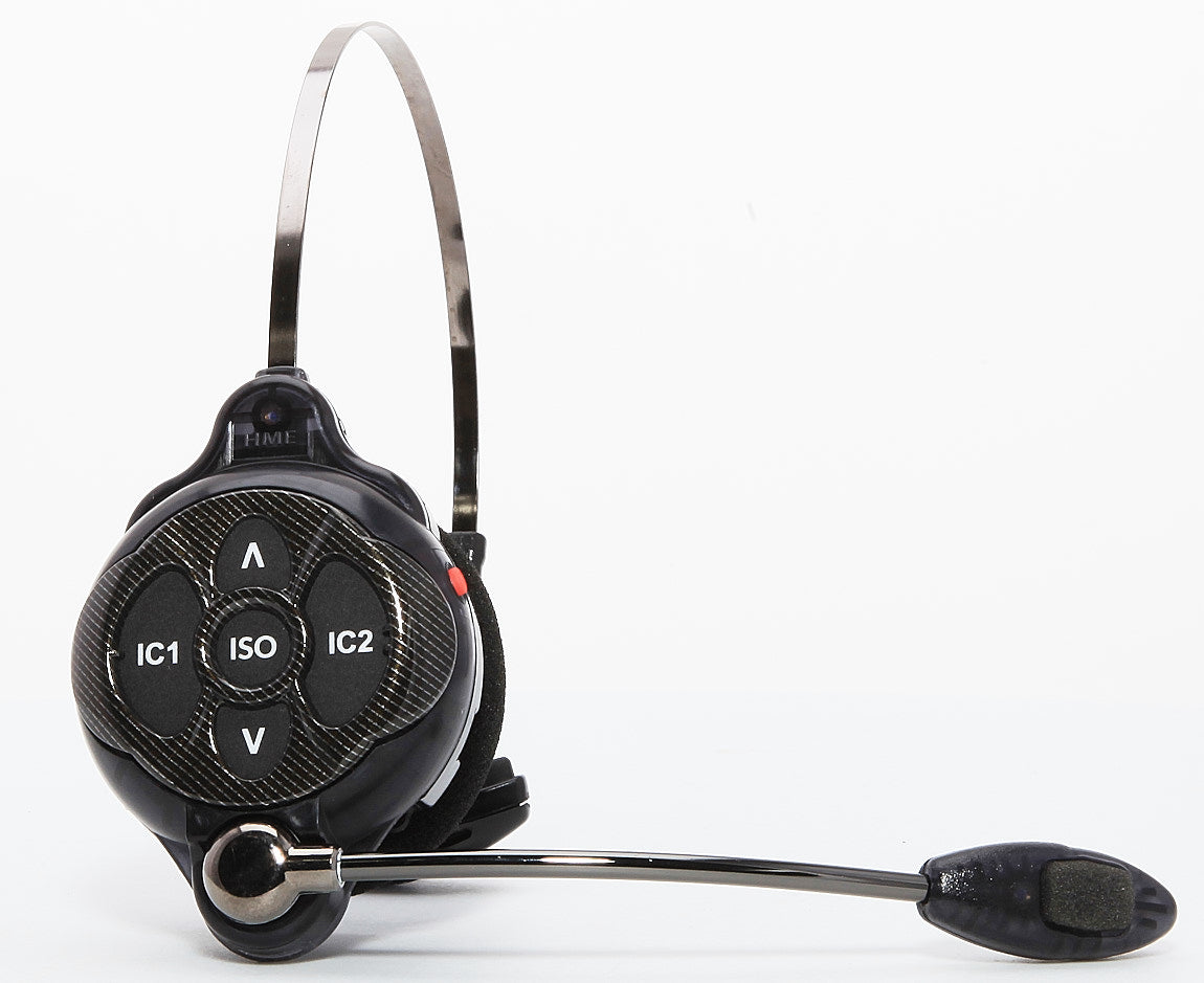 USED HME Clear-Com WH220 Wireless Headset For Clear-Com DX100 DX121 DX200 and DX210 Channels IC1,  IC2,  ISO