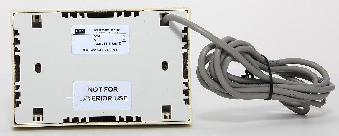 HME DM4 Drive Thru Intercom Directional Microphone MIC For Wireless Ion IQ System Part Number G28291-1