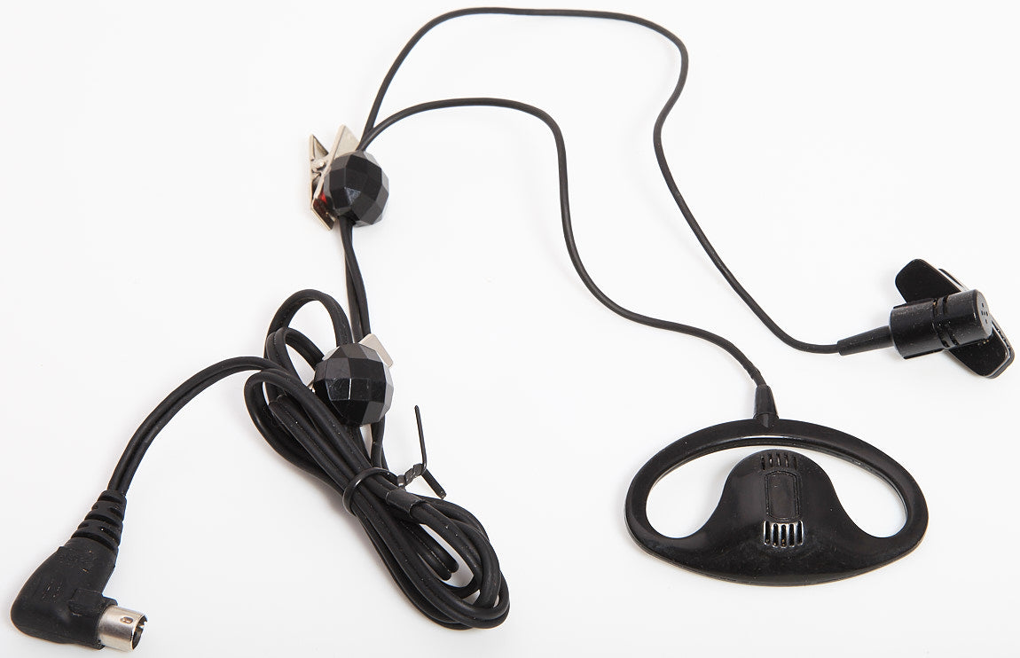 HME Clear-Com HME HS4-3 Earpiece Headset With Clip-On Microphone For DX Series Intercom, Such as BP200 BP210 BP410