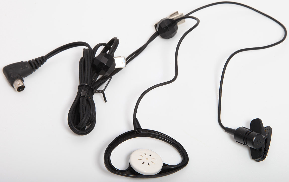 HME Clear-Com HME HS4-3 Earpiece Headset With Clip-On Microphone For DX Series Intercom, Such as BP200 BP210 BP410