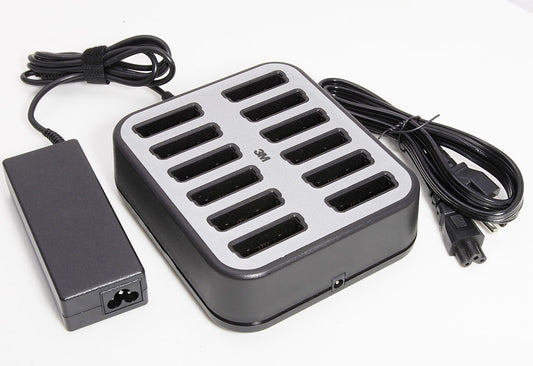 Genuine 3M PAR 12 Slot Battery Charger for G5 Drive Thru Wireless Intercom Headsets OEM Model Number G5E1