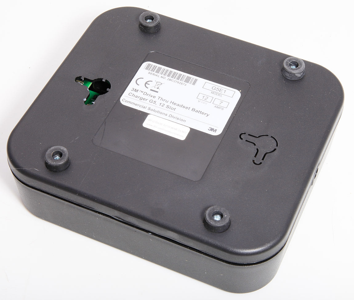 Genuine 3M PAR 12 Slot Battery Charger for G5 Drive Thru Wireless Intercom Headsets OEM Model Number G5E1