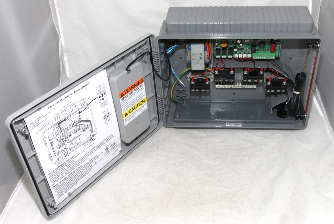 New Jandy Zodiac AquaLink Z4 Pool and Spa Automation System Indoor Outdoor Housing